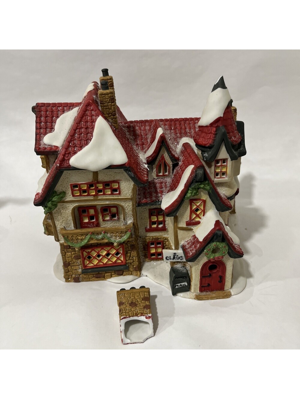 Dept 56 Christmas Village Santa's Workshop North Pole series House Building 1990